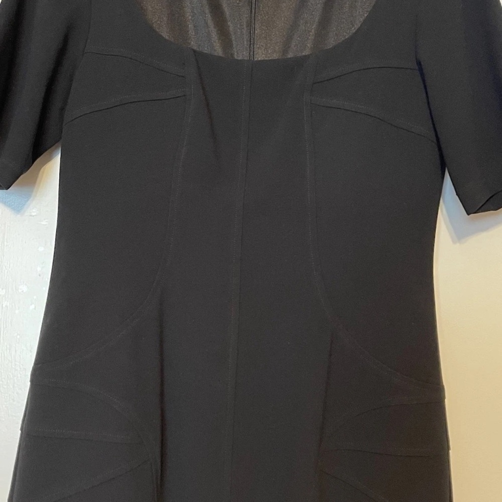 David Meister Women's Black Knee Length Dress Size 10 Regular - Picture 2 of 7